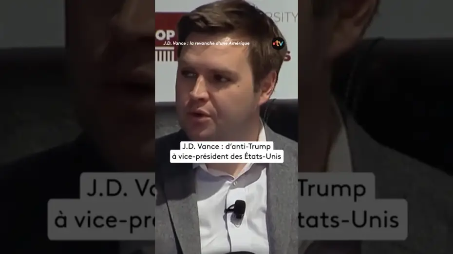 Видео к фильму J.D. Vance : la revanche d'une Amérique — J.D. Vance : d’anti-Trump à vice président des États-Unis