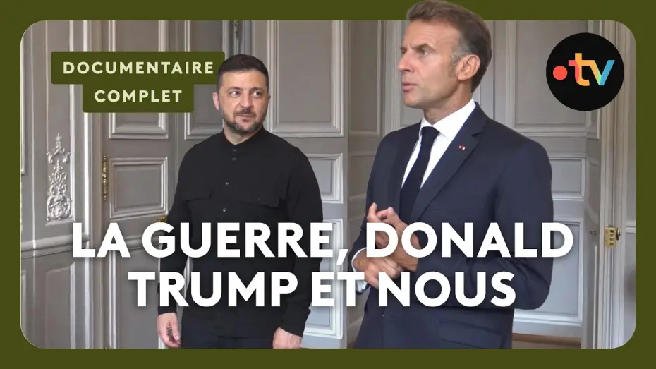 Видео к фильму La Guerre, Donald Trump et nous : 2025, l'année de tous les dangers — La guerre, Donald Trump et nous : une caméra au coeur du pouvoir – Documentaire complet