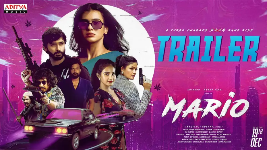 Видео к фильму Mario — MARIO Trailer | Kalyanji Gogana | Hebah Patel, Anirudh Sreevatsav|  Rakendu Mouli