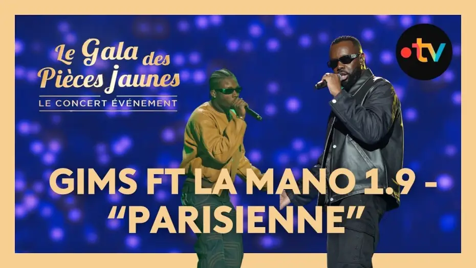 Видео к фильму Le Gala des Pièces Jaunes 2026 : Le concert événement — Gims - Parisienne (ft La Mano 1.9) live au Gala des Pièces Jaunes 2026