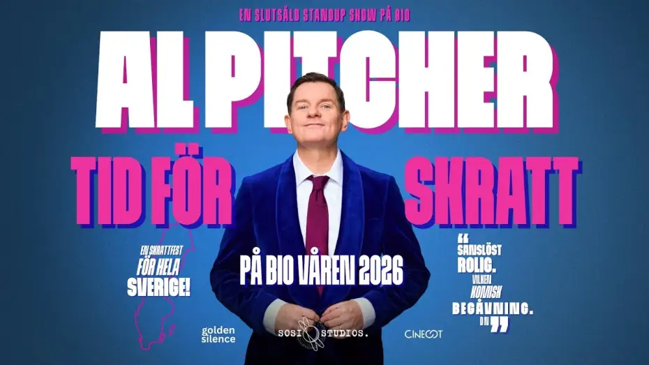 Видео к фильму Al Pitcher - Tid för Skratt — Al Pitcher - Tid För Skratt kommer på BIO Våren 2026!