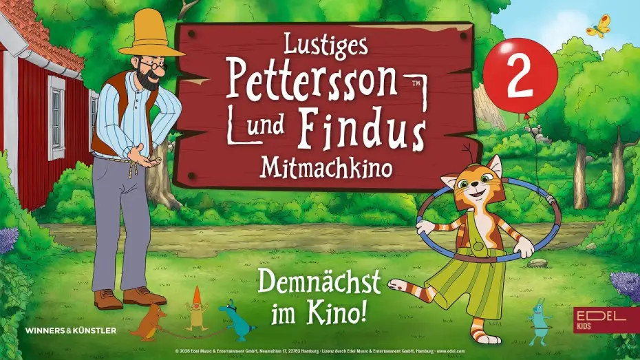 Видео к фильму Lustiges Pettersson und Findus Mitmachkino 2 | LUSTIGES PETTERSSON UND FINDUS MITMACHKINO 2! Ab 26. M&auml;rz 2026 im Kino!