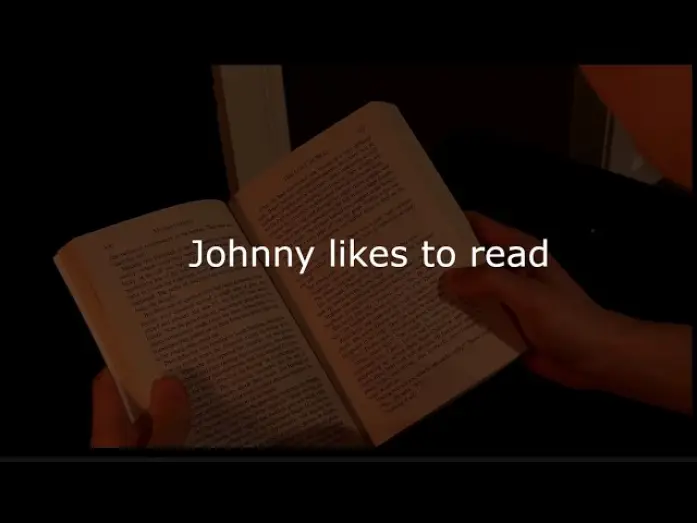 Видео к фильму Johnny likes to read | Johnny likes to read | Short Horror Film