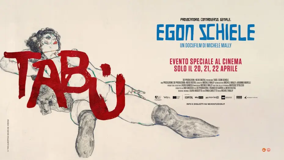 Видео к фильму Tabù - Egon Schiele — TABÙ. EGON SCHIELE - Al cinema il 20, 21 e 22 aprile - TRAILER