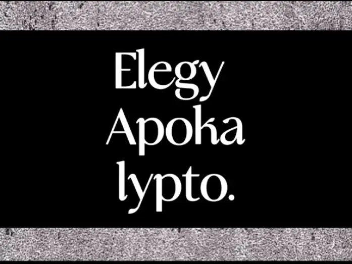 Видео к фильму Elegy Apokalypto — Elegy Apokalypto: A Fringe Hippo Anthology Film