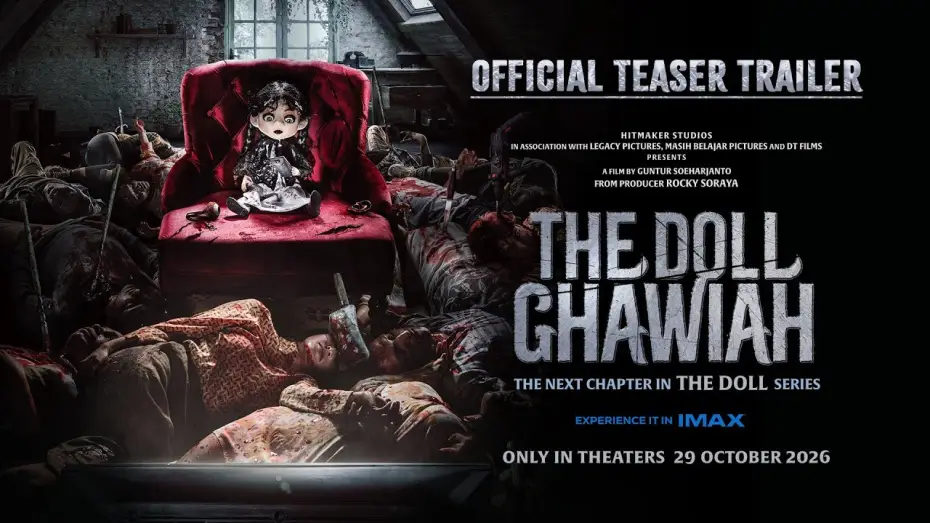 Видео к фильму The Doll Ghawiah — Teaser Trailer The Doll Ghawiah - Di Bioskop Mulai 29 Oktober 2026