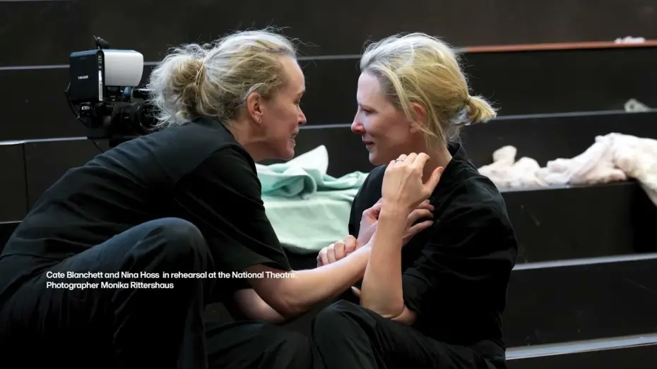 Видео к фильму National Theatre Live: Electra/Persona — Cate Blanchett and Nina Hoss on Role-Swapping | Electra/Persona | National Theatre