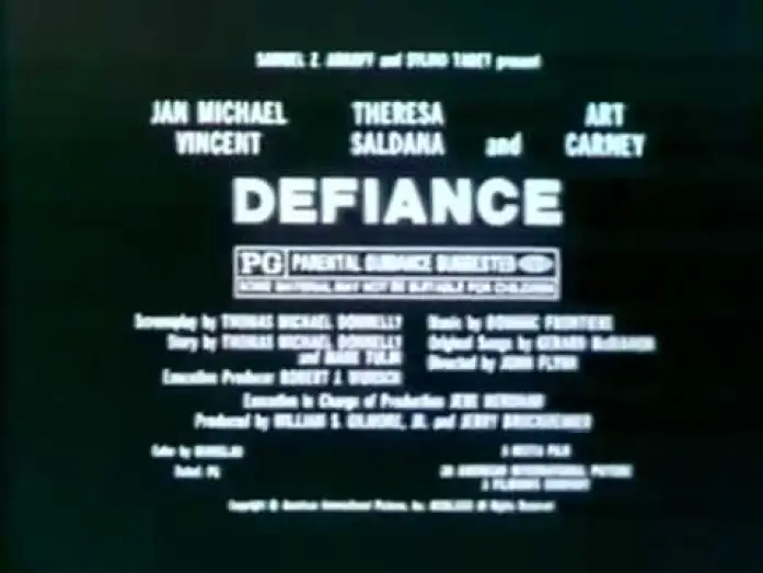Видео к фильму Неповиновение — Defiance 1980 TV trailer
