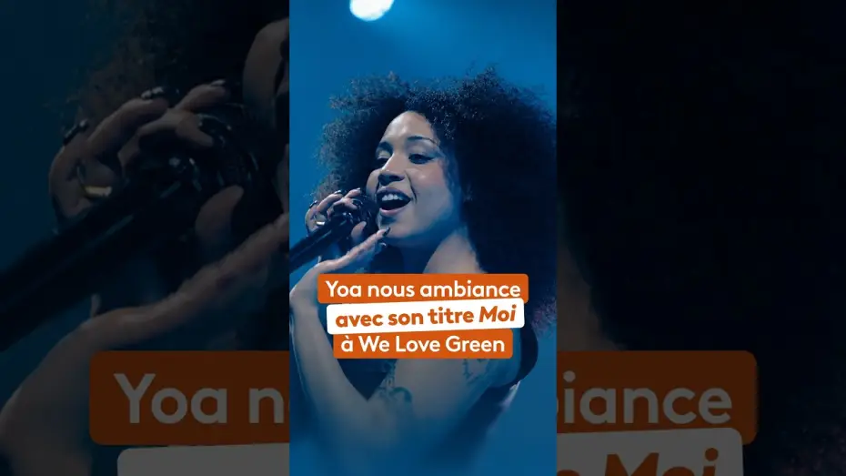 Видео к фильму Le meilleur du festival We Love Green — Yoa chante son titre «  Moi » sur la scène de We Love Green