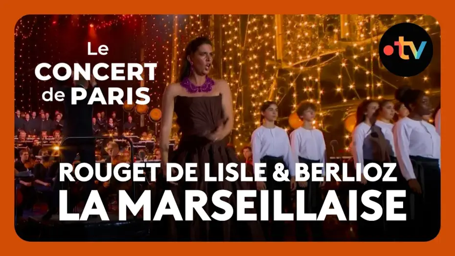 Видео к фильму Le Concert de Paris 2026 — « La Marseillaise » par Farrah El-Dibany, le Chœur et la Maîtrise de Radio France
