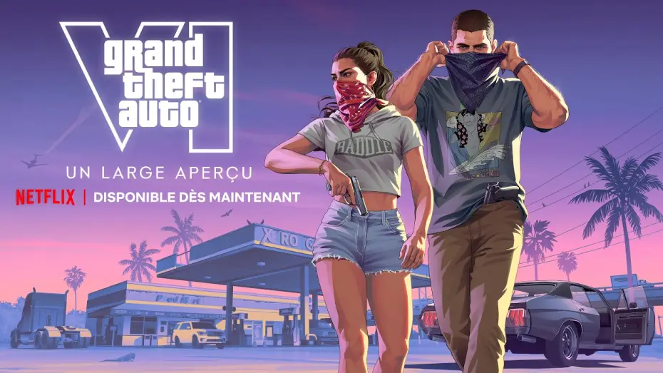 Видео к фильму Grand Theft Auto VI: Расширенный показ — Grand Theft Auto VI : Un large aperçu, disponible dès maintenant | Netflix