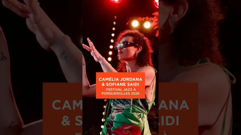 Видео к фильму Sofiane Saidi, Camelia Jordana & Théo Ceccaldi - Jazz à Porquerolles 2026 — Camélia Jordana et Sofiane Saidi unissent leur voix à Jazz à Porquerolles #live #rai - ARTE Concert