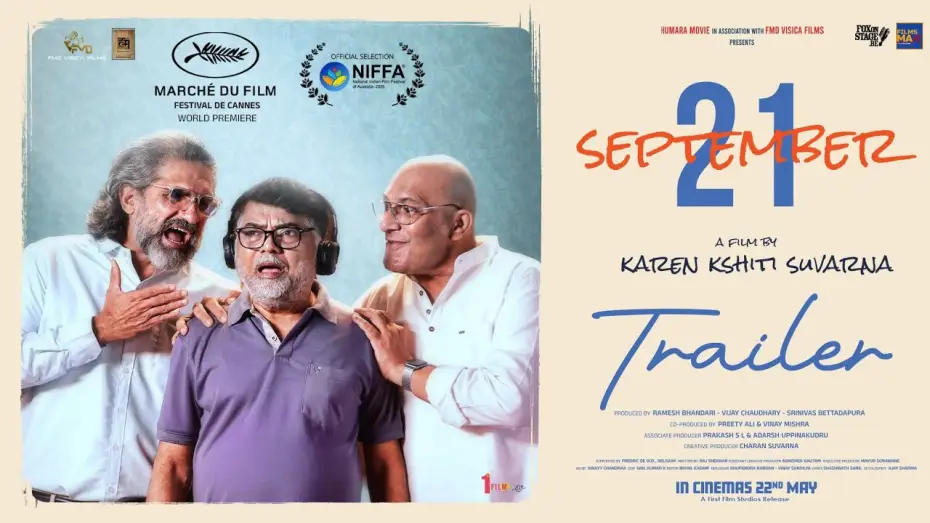 Видео к фильму ಸೆಪ್ಟೆಂಬರ್ 21 — September 21 | Official Trailer | Cannes March 2026