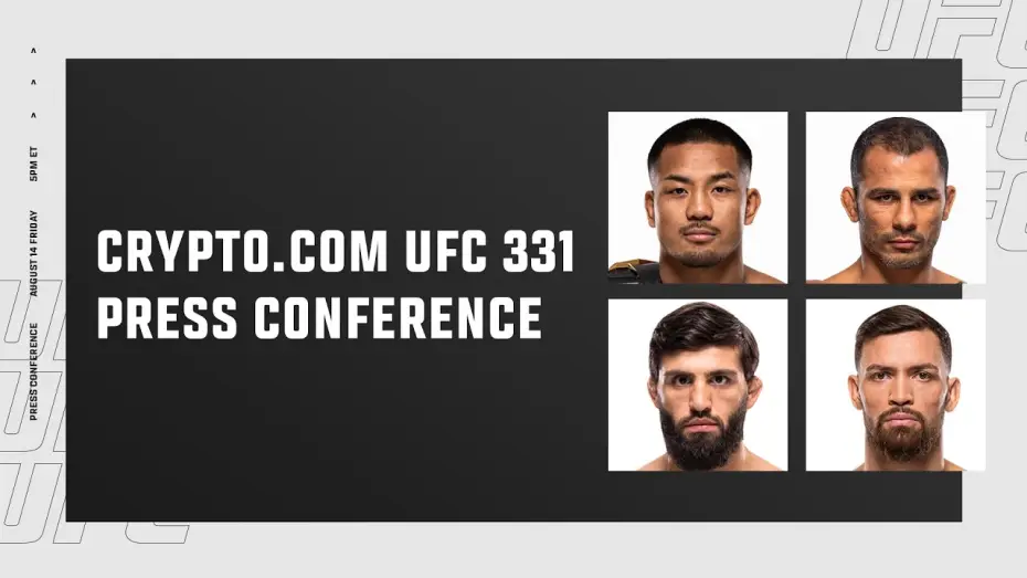 Видео к фильму UFC 331: Van vs. Pantoja 2 — Crypto.com UFC 331: Press Conference