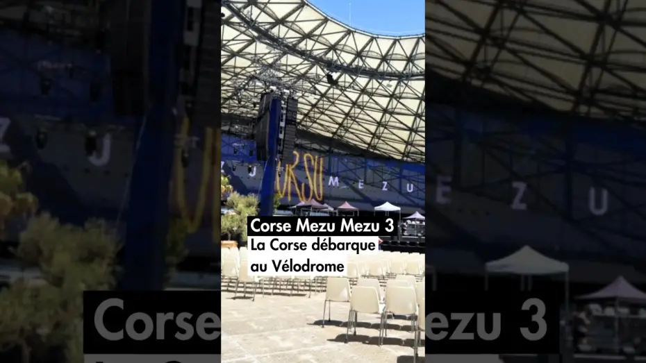 Видео к фильму Corsu Mezu Mezu - Un soir au Vélodrome avec Patrick Fiori — Corse Mezu Mezu 3 : les coulisses de la Corse qui débarque à Marseille