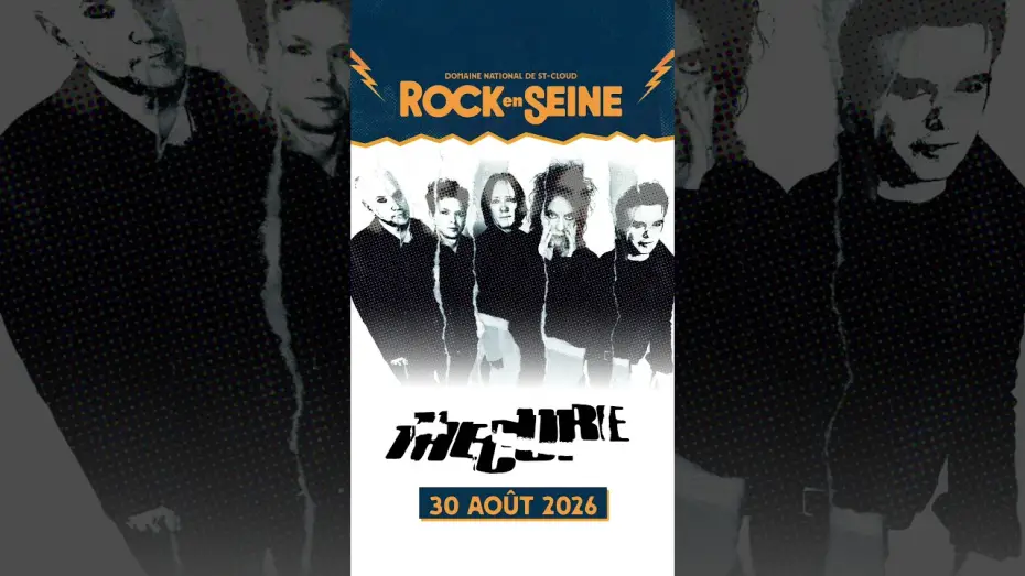 Видео к фильму The Cure - Rock en Seine 2026 — 🎸 𝙋𝙍𝙀𝙈𝙄𝙀̀𝙍𝙀 𝘼𝙉𝙉𝙊𝙉𝘾𝙀 𝙍𝙊𝘾𝙆 𝙀𝙉 𝙎𝙀𝙄𝙉𝙀 𝟮𝟬𝟮𝟲 🎸