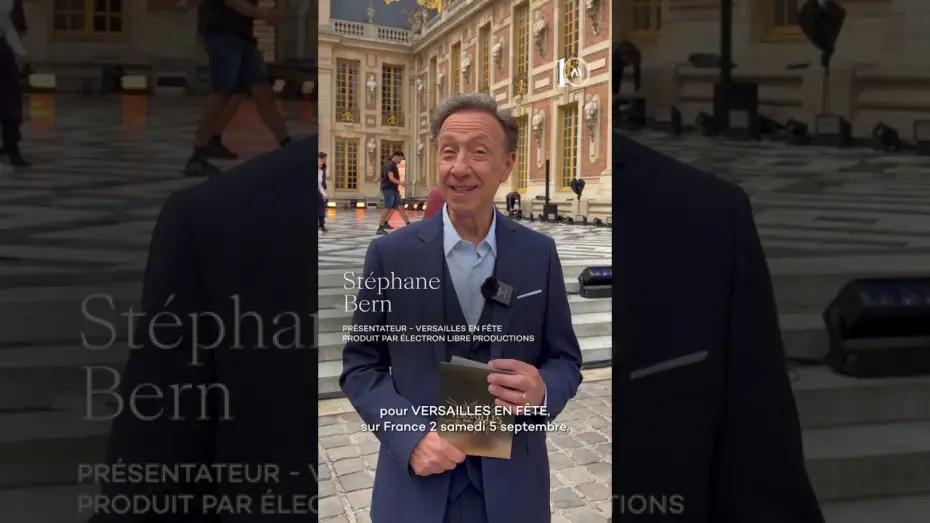 Видео к фильму Versailles en fête — Stéphane Bern vous donne rendez-vous à Versailles samedi soir !