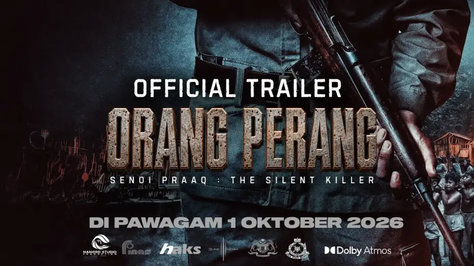 Видео к фильму Orang Perang — ORANG PERANG | OFFICIAL TRAILER | SENOI PRAAQ THE SILENT KILLER | 1 OKTOBER 2026