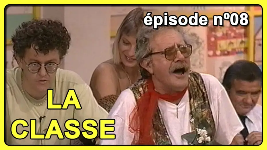 Видео к фильму La Classe, les plus grands sketchs — LA CLASSE [épisode 8 - Fabrice, Patrick Adler, Micheline Dax, Pompon, É. Thomas] - FR3 - 14.09.1990