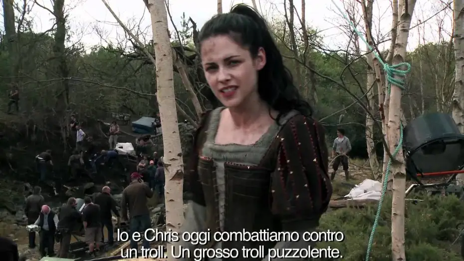 Видео к фильму Белоснежка и охотник | Sul set di Biancaneve e il Cacciatore - La lotta con il Troll (sottotitoli in italiano)