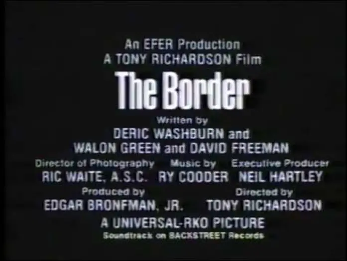 Видео к фильму Граница — The Border (1981) (TV Spot)