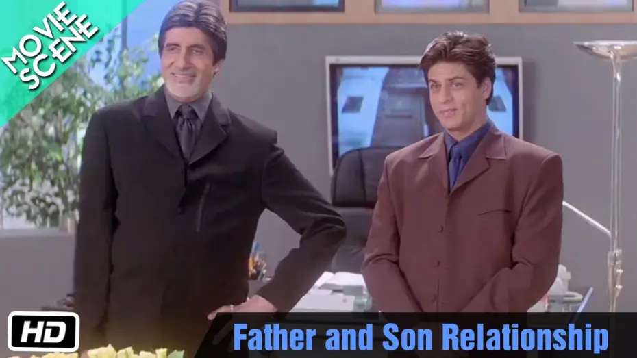 Видео к фильму И в печали, и в радости.. | Father and Son Relationship - Movie Scene - Kabhi Khushi Kabhie Gham - Shahrukh Khan, Amitabh