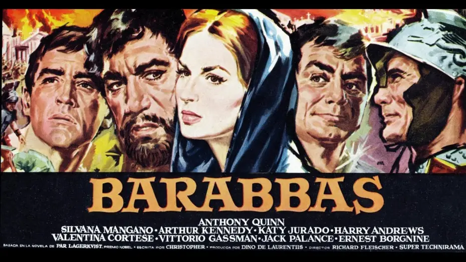 Видео к фильму Разбойник Варавва — Anthony Quinn in BARABBAS - Trailer (1961, OV)