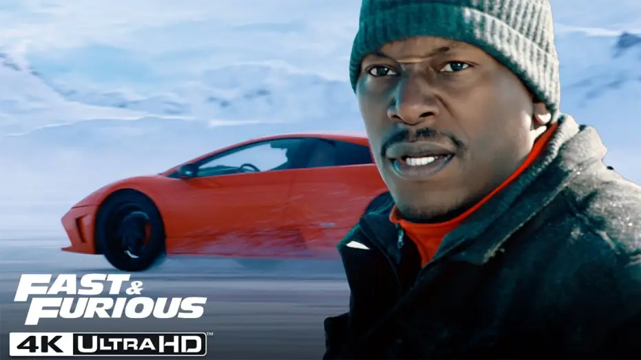 Видео к фильму Форсаж 8 | Intense Chase Leads to Roman's Lamborghini Sinking