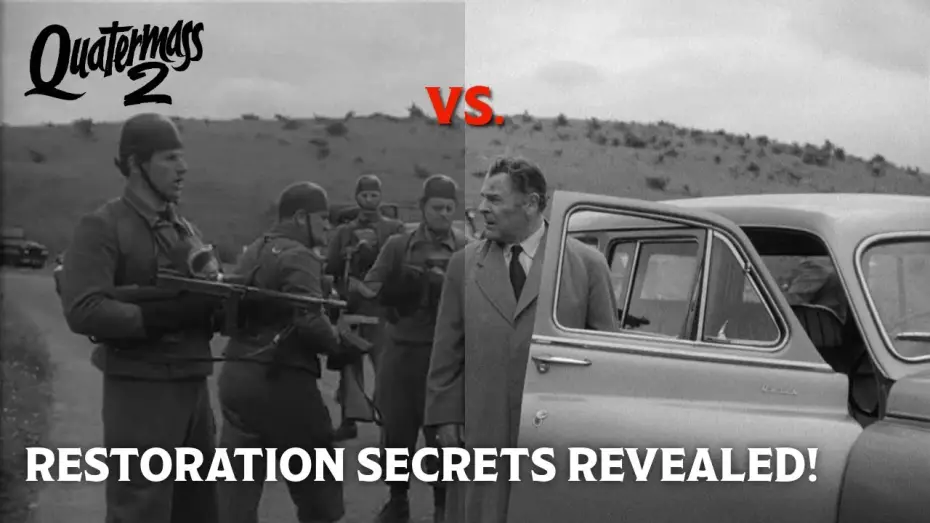 Видео к фильму Куотермасс 2 — You’ve NEVER Seen Quatermass 2 Like This Before | 4K Restoration Behind the Scenes