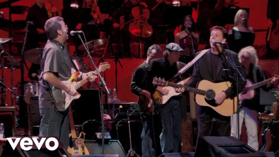 Видео к фильму Concert for George — Paul McCartney, Eric Clapton - Something (Live)