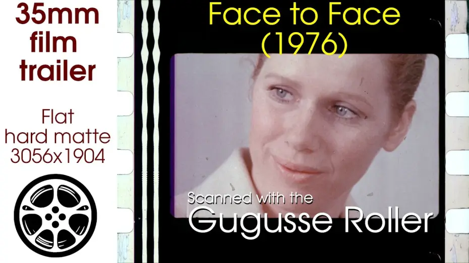 Видео к фильму Лицом к лицу — Face to Face (1976) 35mm film movie trailer scan, flat hard matte,3056x1904