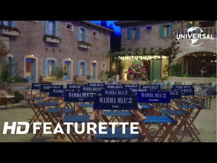 Видео к фильму Мамма MIA! 2 | Mamma Mia : Here We Go Again - Featurette "Fin de Tournage"