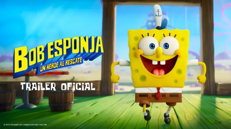 Видео к фильму Губка Боб в бегах | Bob Esponja: Un H&eacute;roe Al Rescate | Teaser Trailer Oficial | Paramount Pictures Spain