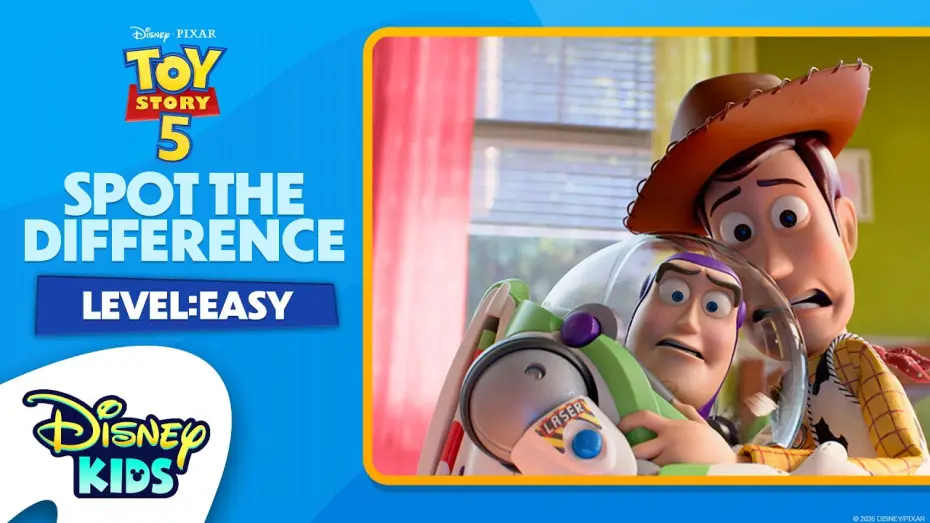Видео к фильму История игрушек 5 | Spot the Difference - Toy Story 5 - Level: Easy