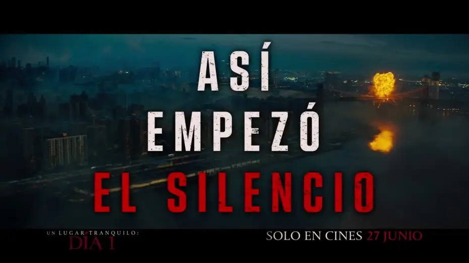 Видео к фильму Тихое место: День первый | As&iacute; comenz&oacute; el silencio