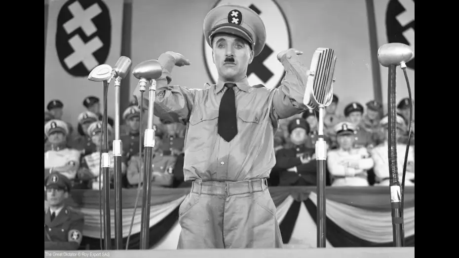 Видео к фильму Великий диктатор | Charlie Chaplin - Le discours d'Adenoid Hynkel - Le Dictateur - VF - Fran&ccedil;ais