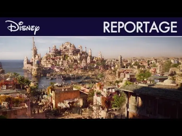 Видео к фильму Аладдин | Aladdin (2019) - Reportage : Les d&eacute;cors d'Agrabah VOST