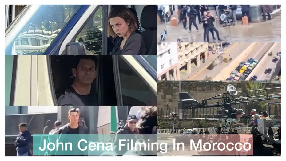 Видео к фильму Matchbox | Exclusive Footage of John Cena's Newest Movie MatchBox in Casablanca Morocco - Crazy Speed Chase