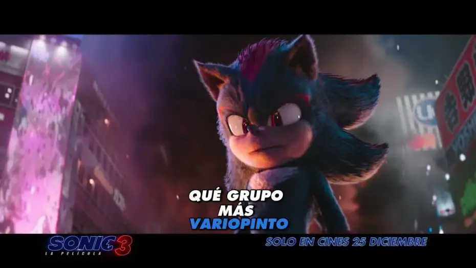Видео к фильму Соник 3 | Sonic y su equipo