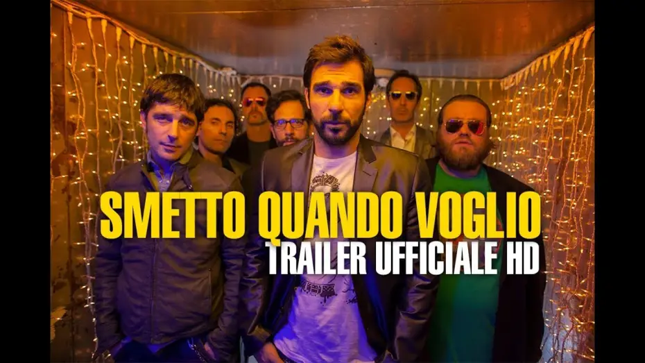 Видео к фильму Захочу и соскочу — Smetto Quando Voglio - Trailer Ufficiale