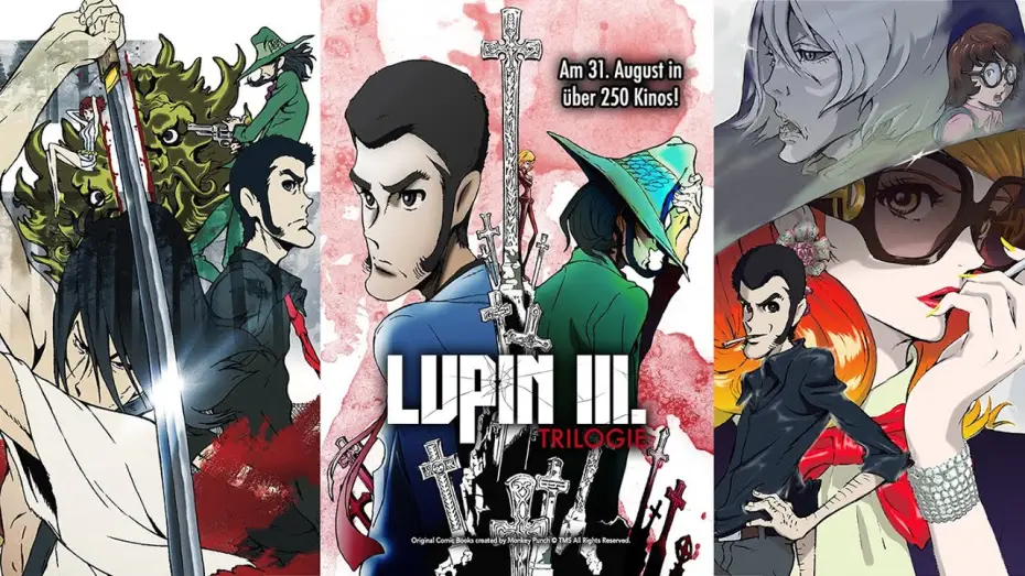 Видео к фильму Люпен III. Могила Дзигэна Дайскэ — Die Lupin III.–Trilogie (Kino-Trailer)
