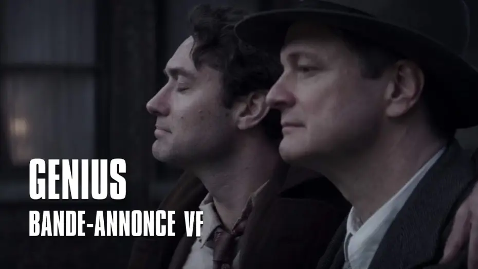 Видео к фильму Гений — Genius avec Colin Firth et Jude Law - Bande-Annonce VF