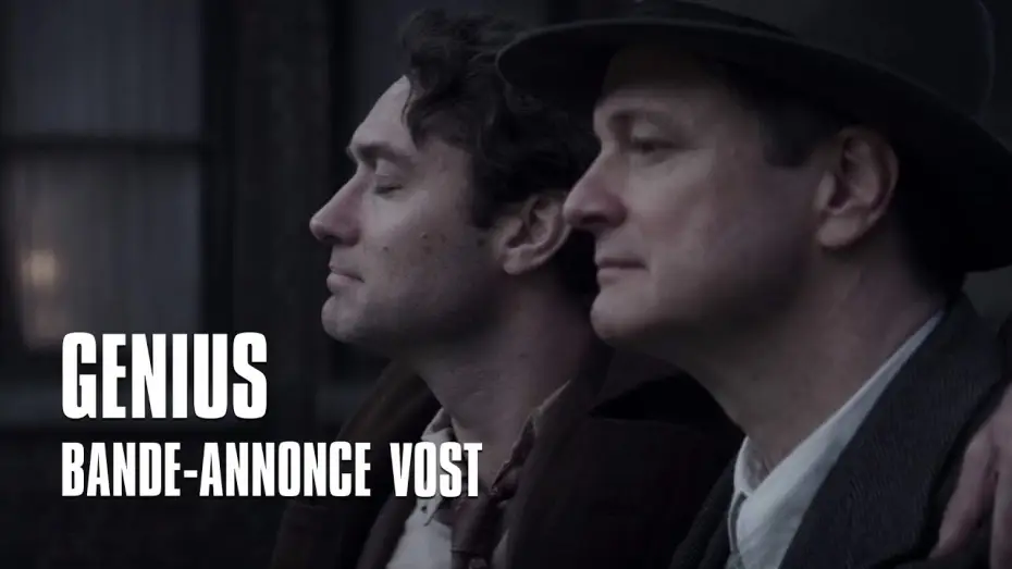 Видео к фильму Гений — Genius avec Colin Firth et Jude Law - Bande-Annonce VOST