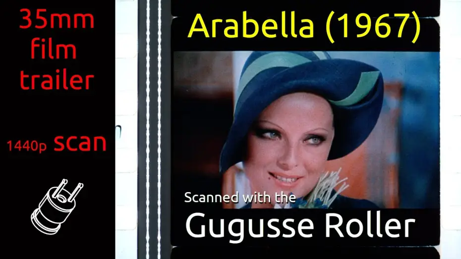 Видео к фильму Arabella — Arabella (1967) 35mm film trailer, flat, 1440p