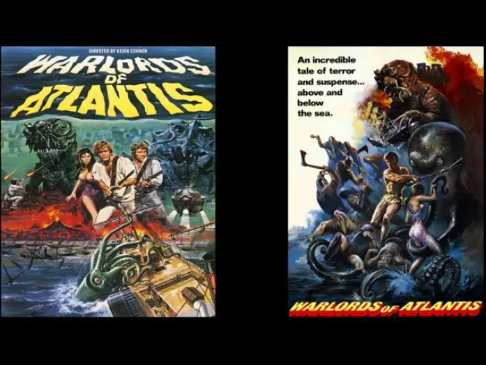 Видео к фильму Вожди Атлантиды — Warlords of Atlantis 1978 music by Michael Vickers