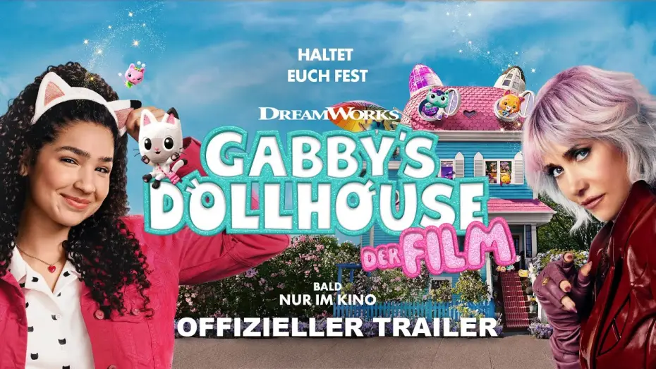 Видео к фильму Волшебный домик Габби в кино | GABBY'S DOLLHOUSE: DER FILM | Offizieller Trailer deutsch/german HD