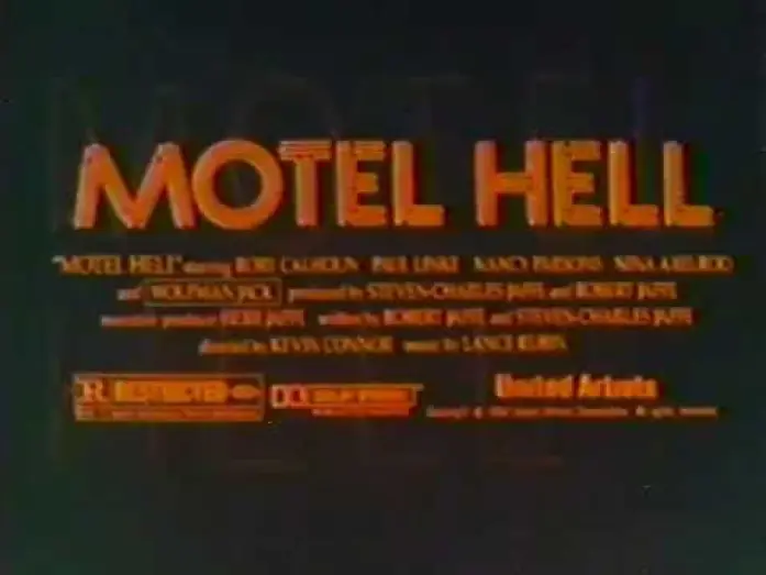 Видео к фильму Адский мотель — Motel Hell 1980 TV trailer