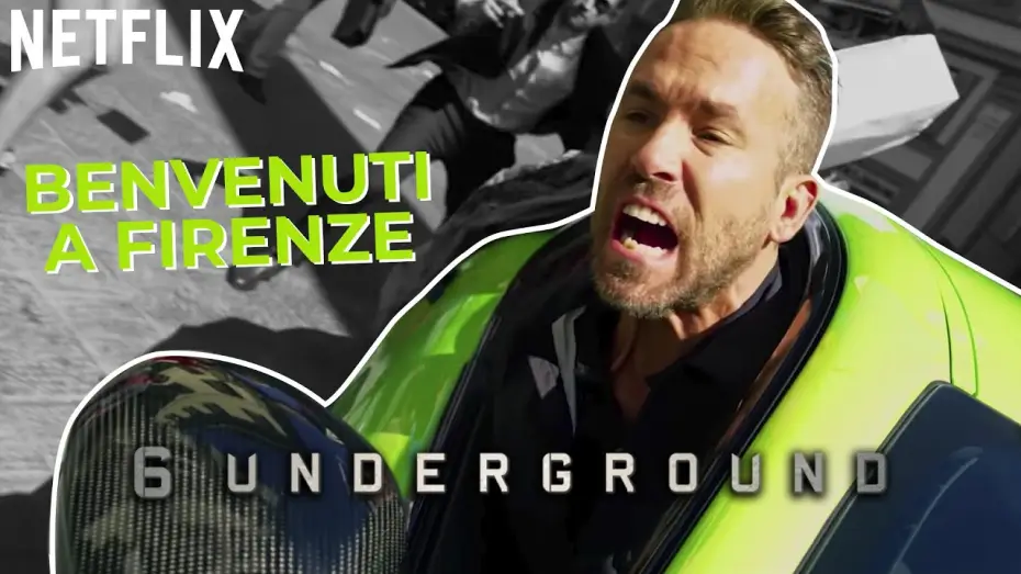 Видео к фильму Призрачная шестёрка | 6 Underground | Benvenuti a Firenze | Netflix