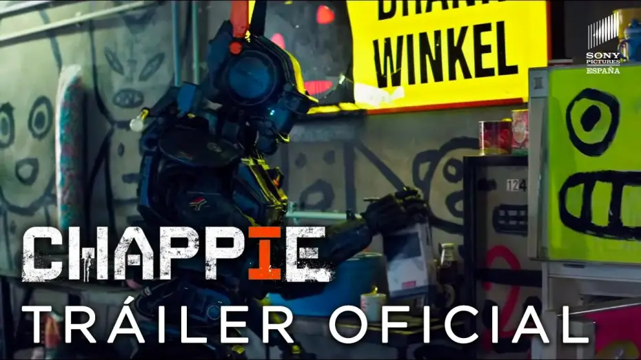 Видео к фильму Робот по имени Чаппи | CHAPPIE. Teaser Tr&aacute;iler Oficial en espa&ntilde;ol HD. Pr&oacute;ximamente en cines.
