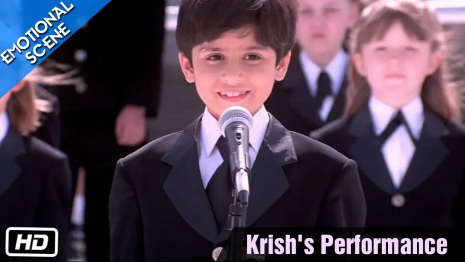 Видео к фильму И в печали, и в радости.. | Krish's Performance - Emotional Scene - Kabhi Khushi Kabhie Gham - Kajol, Shahrukh Khan